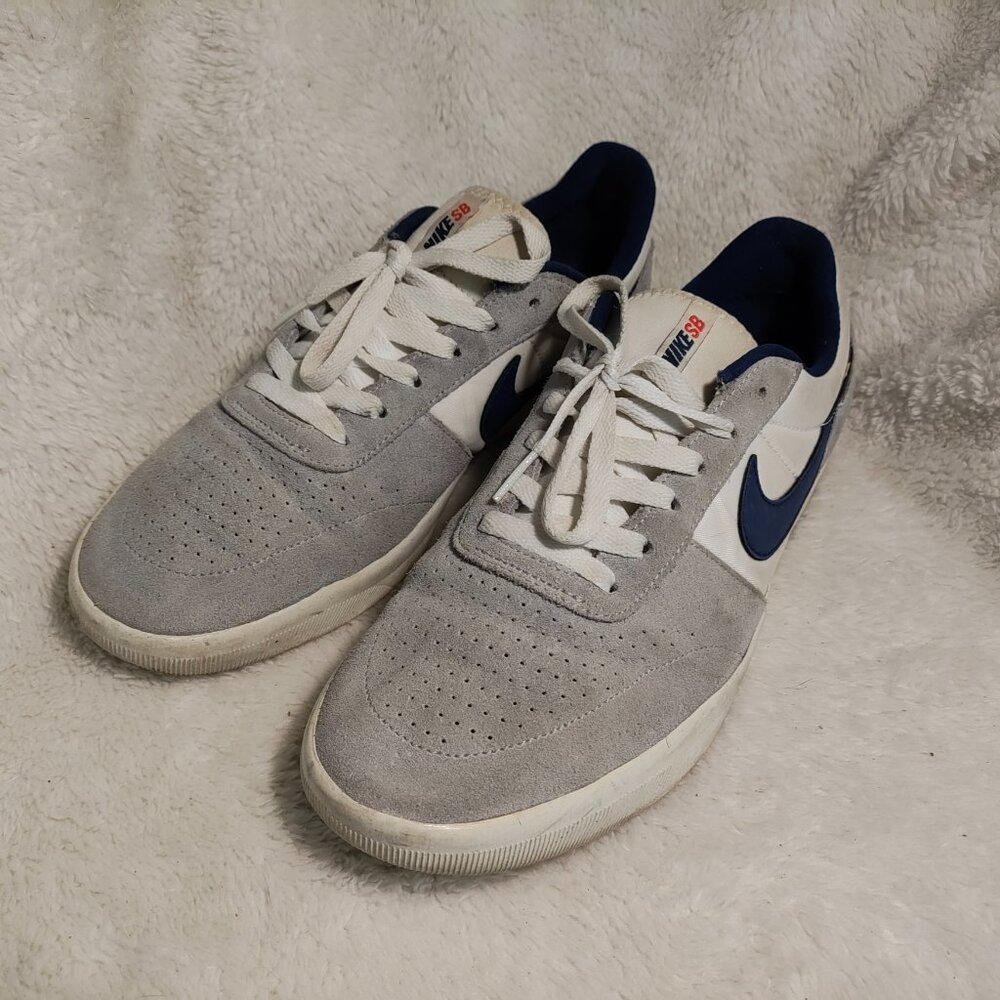 Men's Nike SB Team Classic Wolf Grey/White/Blue 11